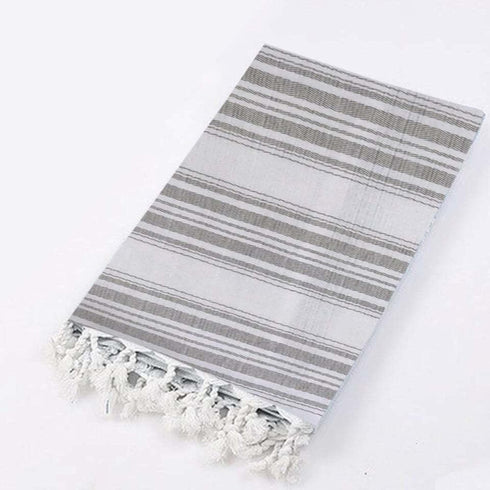 Peshtemal Hand Towels, 100% Natural Cotton Set of 2, 26 x 18 Inches for Bathroom, Gym, Hair Drying