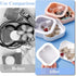 2 pcs Portable Hair Tie Organizer, Travel Qtip Holder, Bathroom Storage Dispenser for Cotton Swabs and Hair Accessories