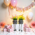 axphsox Cute Fake Plants, Flower Pots with String Lights, Fake Plants Artificial For Desk Dcor, Office Decor for Women
