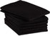DII 6 Piece Recycled Cotton Kitchen Collection Dishtowel Set, 18x26, Black