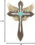 LL Home 12498 Blue Heart Layered Cross Wings
