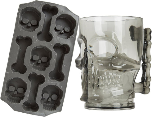 Skull and Bones Ice Mold