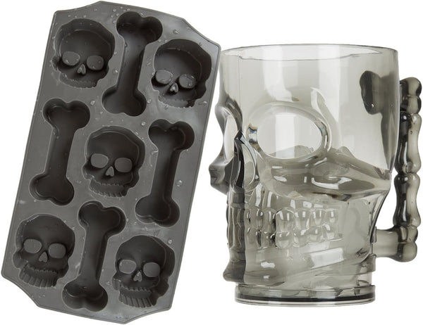 Skull and Bones Ice Mold