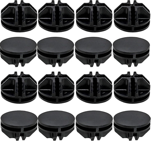 16 Pcs Black Plastic Connector, Wire Grid Cube Connector for Modular Closet Storage Organizer and DIY Units