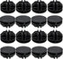 16 Pcs Black Plastic Connector, Wire Grid Cube Connector for Modular Closet Storage Organizer and DIY Units