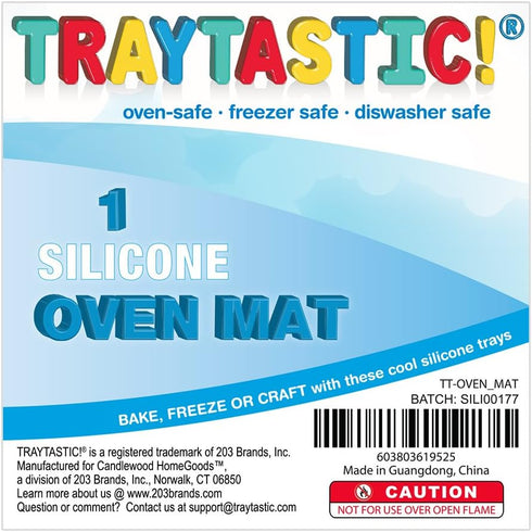 Traytastic! Non-Stick Silicone Baking Mat - Pyramid Style - Great for Cooking and Baking