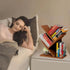 Bookshelf,3 Godferyxin Tree Bookshelf,Small Tier Wood Mini Book Shelf and Book Tree for Office, Home or School Desktop