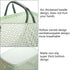Hedume 2 Pack Portable Shower Caddy Basket, Plastic Organizer Storage Tote with Handle for Bathroom, Kitchen, Camp