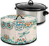 Mandala Dragonfly Slow Cooker Cover Compatible with 6-8 Quart Crock Pot, Washable Dustproof Appliance Cover