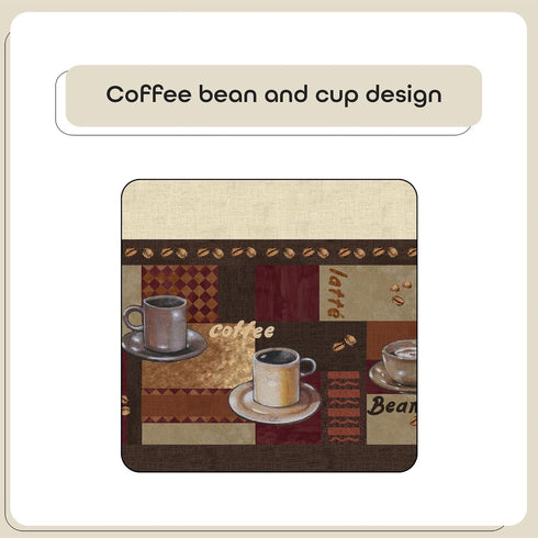 Achim Home Furnishings CFTS36BW12 Coffee Tier and Swag Window Treatment Set, 57" x 36", Brown