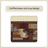 Achim Home Furnishings CFTS36BW12 Coffee Tier and Swag Window Treatment Set, 57" x 36", Brown