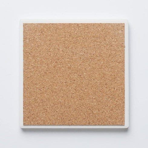 Margarita Drink Recipe Coaster, Joyride Home Decor, 4-inch Square Non-Slip Ceramic Coaster