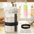 18 34 Oz Set RYTOXILO Sourdough Starter Kit, Pcs Sour Dough Bread Baking Supplies Kits for Beginners with Glass Starter