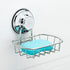 iPEGTOP Super Powerful Vacuum Suction Cup Soap Dish, Rustproof 304 Stainless Steel Sponge Soap Holder for Bathroom,