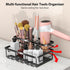 Hair Tool Organizer - Bathroom Countertop Caddy with 3 Installation Ways for Hair Dryer Accessories & Makeup