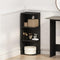 Furinno Reed Corner Shelf, 3-Tier Corner Bookshelf, Book Shelf, Corner Shelves, Storage