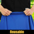 Smiry Rectangle Picnic Table Cloth, Waterproof Elastic Fitted Tablecloths for 8 Foot Tables, Washable Polyester Cover