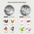 Secura Electric Coffee Grinder and Spice Grinder with 2 Stainless Steel Blades and Removable Bowls