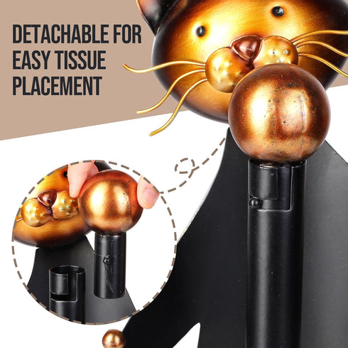 Countertop, Cat Paper Towel Holder Farmhouse Paper Towel Holder Stand for Kitchen Roll Organize,Paper Towel Holder
