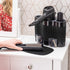 Minky Homecare Silicone Mat for Hair Tools - Heat Resistant Curling Iron & Flat Iron Holder, 5 x 7 Inches, Black
