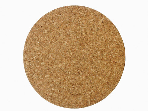 Linden Sweden Jonas Round Cork Trivet, 8" - Water Absorbent for Hot Pots, Pans, Mugs, and Glasses
