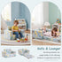 2-in-1 Tiita Kids Sofa, Kid Sofa, Convertible Children Couch to Lounger, Flip Out Kids Chair, Glow in The Dark Toddler