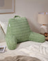 Blissful Diary Reading Pillow, Large Backrest Pillow with Shredded Memory Foam for Adult & Children, Designed for Bed
