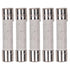 Pack of 5 BlueStars 20 Amp 250V Slow-Blow Microwave Fuse, Ceramic Replacement for GE & Whirlpool