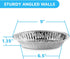 MontoPack 9” Aluminum Foil Pie Pans | Round Disposable Containers with Angled Walls for Tart Baking, Storing, Serving & Reheating | Freezer and Oven Safe, Recyclable | 50-Pack of Cake Tins