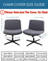 Armless LavishCover Chair Cover Office Desk Chair Cover, Waterproof and Elastic Criss Cross Chair Cover, Exquisite