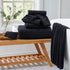 8 Set |2 Sheet,2 4 600GSM Set Piece Bathroom Towel Black Oversized Large Bath Towels Hand Towels and Washcloths| Ultra