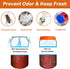 6 Pack 2.1" Silicone Soda Can Lids - Beer Coke Can Covers Spill-proof Food Grade Can Tops for Soda Beverage Energy