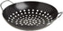 TableCraft BBQ 13-Inch Round Grilling Wok, Non Stick Coating, Small, Black