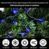 50 16 9 6 LAMPHOME LED Blue Christmas Lights Outdoor, FT Mini String Light with Modes & Hour Timer, Waterproof Battery