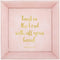 CB Gift Heartfelt Collection Pretty in Pink Leather-Like Trinket Tray, 7.5 x 7.5-Inches