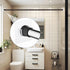 Sibba Shower Rod Holder 4Pcs, No Drilling Sticky Curtain Rod Bracket, Heavy Duty Wall Hold Tool for Bathroom