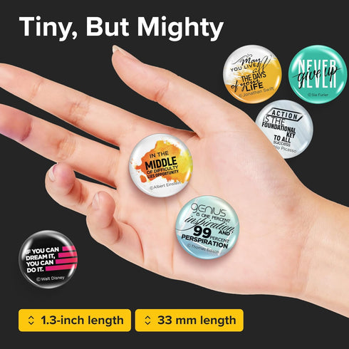 Super Cute Fridge & Locker Magnets – 12 Vibrant Glass Magnets – Strong Hold for Photos, Notes, Aesthetic Decoration