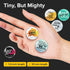 Super Cute Fridge & Locker Magnets – 12 Vibrant Glass Magnets – Strong Hold for Photos, Notes, Aesthetic Decoration