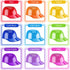Baseball Helmet Ice Cream Snack Bowl 8 oz Mini Bowls, Kids Helmet Cups for Party (Multi Colors, 18 Pack)