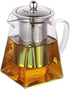 Ultra 8.5oz Clear Heat Resistant Glass Teapot Infuser with 250ml Glass Filter