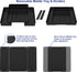 Simple Houseware Expandable Kitchen Drawer Flatware Organizer in Black