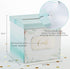 Kate Aspen Geometric Floral Wedding Card Box, Money Box - Wedding Decorations for Reception, Baby Showers, Birthdays,