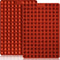 HKNMTT Mini Semi Sphere Shape Molds Silicone, 296 Cavities Round Baking Moulds
