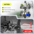 2 BREIS Corner Shower Caddy Suction Cup, PCS No Drilling Shower Shelves with Hooks, Powerful Upgraded Suction Bathroom
