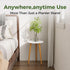 Leaf&lull Tall Plant Stand Indoor Small Plant Table for Large Plants Wooden Plant Stool Plant Holder for Living Room
