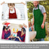 24 Pack Commercial Tarpop Bib Aprons Unisex Apron Resistant Apron Kitchen BBQ Crafting Aprons for Women Men Chef (Mixed
