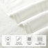 8 Set 100% Set 2 2 4 600 Sets, REDKISS Piece Off White Towels - Cotton Towels with Large Bath Towels, Hand, Washcloths