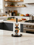 XYittkl Countertop, Bathroom(1 Pack) Cute Western Bunny Paper Towel Holder Rustic Farmhouse Kitchen Decor, Funny Rabbit