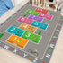 YLZLDKH Counting 47x71 Hopscotch Play Rug Carpet for Kids, ABC Alphabet Number Educational Rug, Children's Game Mat
