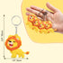 40 Pack Cute Roar Lion Keychains for Wild Animal Party Favors, Safari Animal Party Favors, Baby Shower Return Gifts